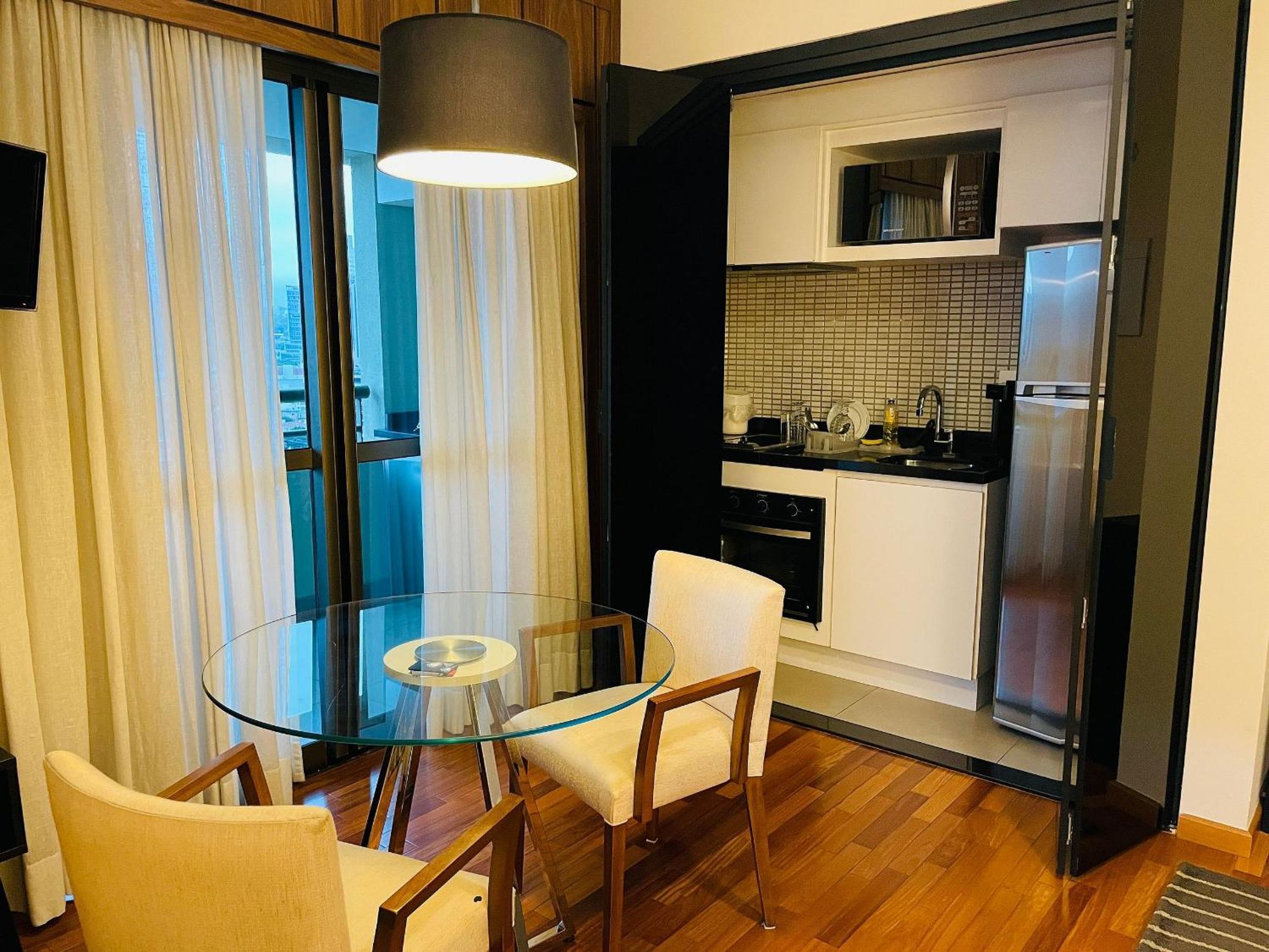 Morada Estanconfor Berrini - Flat Em Hotel Premium No Brooklin サンパウロ エクステリア 写真
